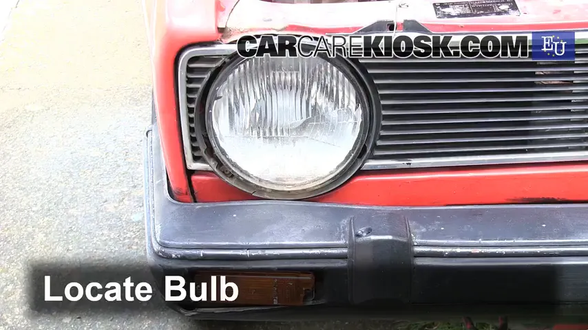 1980 Volkswagen Golf L 1.3L 4 Cyl. Luces Faro delantero (reemplazar foco)